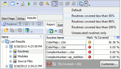 AQTime - Analysis of Coverage Data - C/C++, Delphi, .Net, and Java Profiler