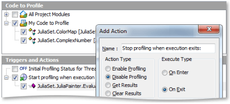 AQTime Selective Profiling - C/C++, Delphi, .Net, and Java Profiling