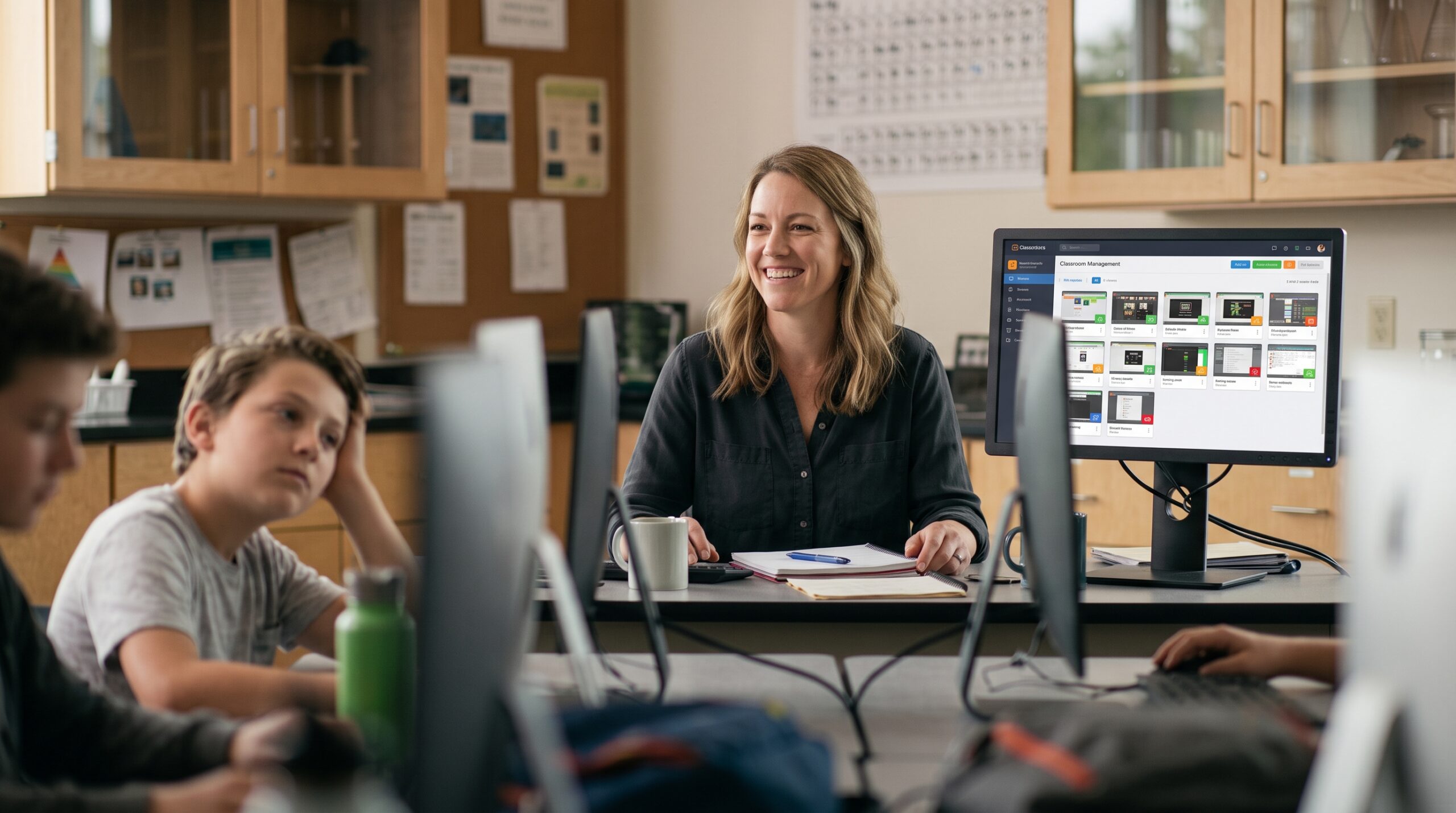 Senso classroom dashboard showing every student screen